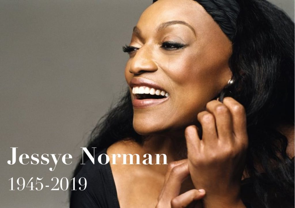 Soprano Jessye Norman Has Passed Away