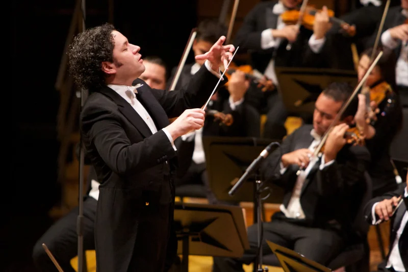 Gustavo Dudamel conducting