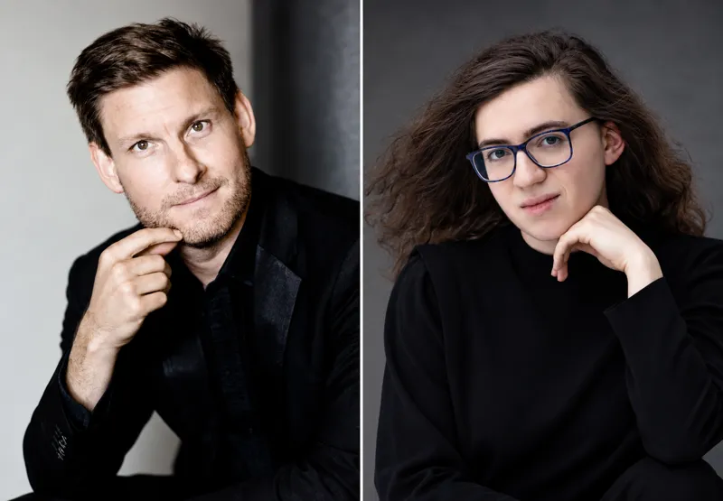 Pianists Kristian Bezuidenhout and Marie-Ange Nguci