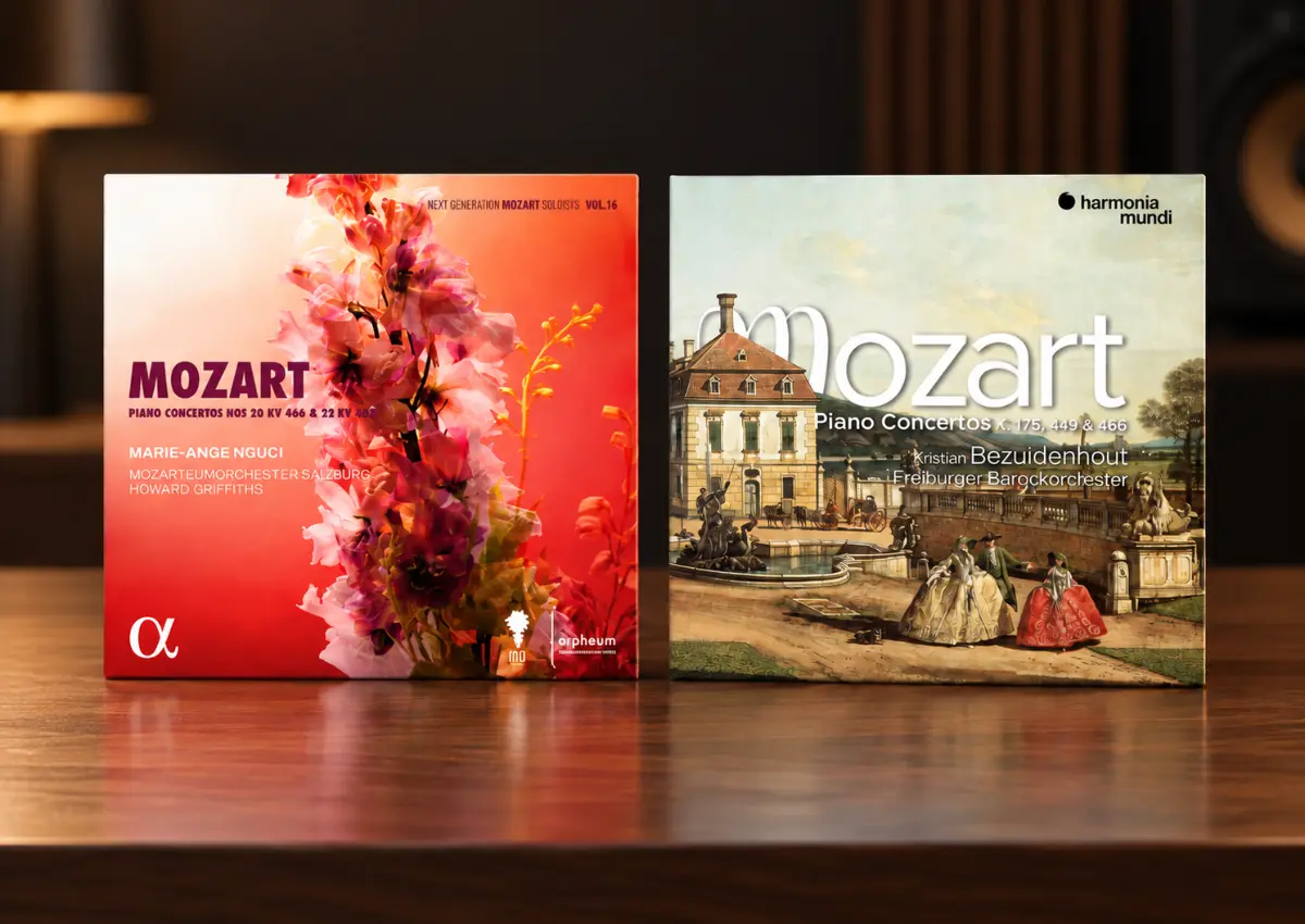 Double Review: Mozart - Piano Concertos - Kristian Bezuidenhout, Marie-Ange Nguci