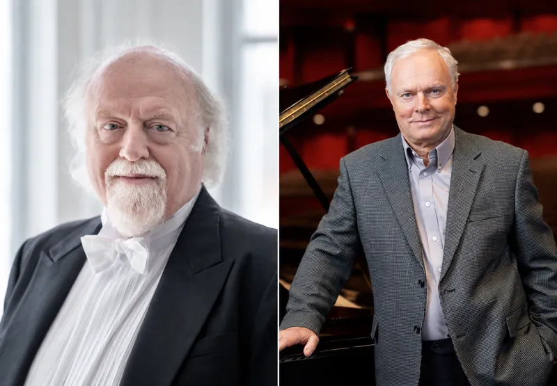 Pianist Peter Donohoe and conductor Yan Pascal Tortelier